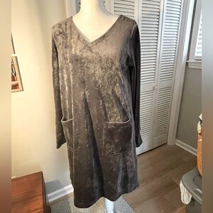 Purejill. J Jill size s velour a line dress.  Excellent used